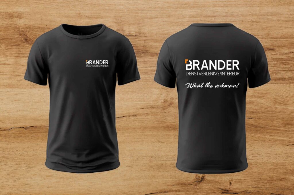 Logo met typografisch beeldmerk voor vakman